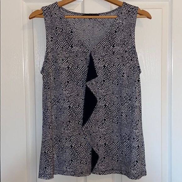 ANTONIO MELANI Tops - Antonio Melani navy and white tank